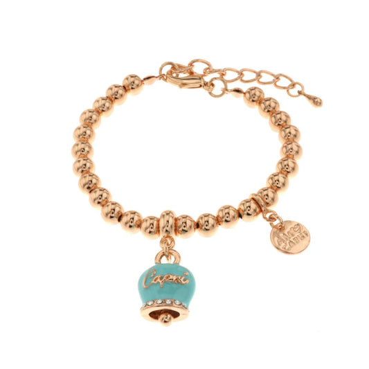 BRACCIALE IN METALLO CON CAMPANELLA TIFFANY