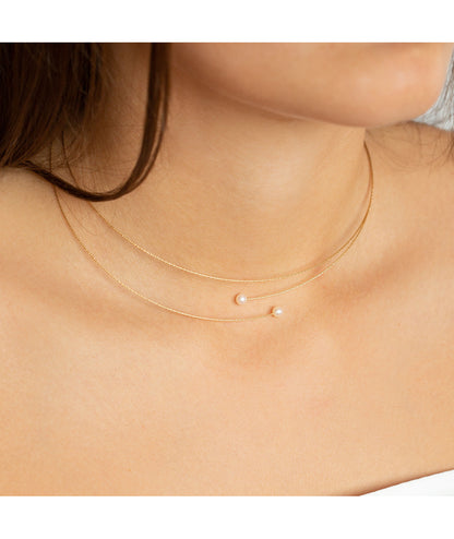 MAGIC WIRE - COLLIER IN ORO E PERLE