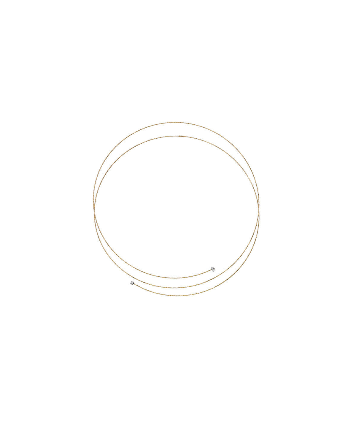 MAGIC WIRE - COLLIER GIROCOLLO IN ORO E DIAMANTI