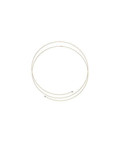 MAGIC WIRE - COLLIER GIROCOLLO IN ORO E DIAMANTI