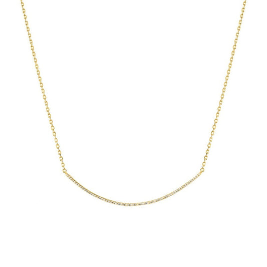 981 - COLLANA ESSENTIAL LINE ARGENTO DORATO