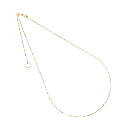 MAMAN ET SOPHIE - COLLANA 50CM ARGENTO DORATO CON CUORE