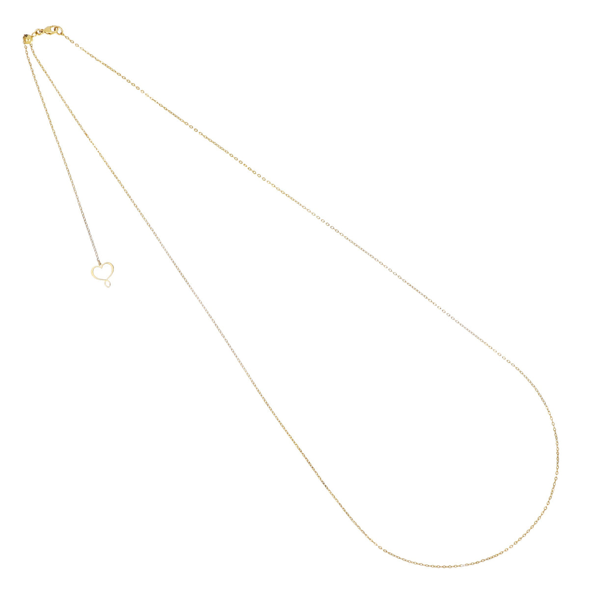MAMAN ET SOPHIE - COLLANA 75CM ARGENTO DORATO CON CUORE