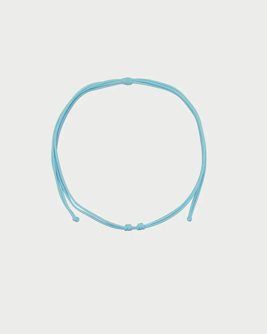CHARM BAR - GIROCOLLO CORDINO SEMPLICE TURCHESE