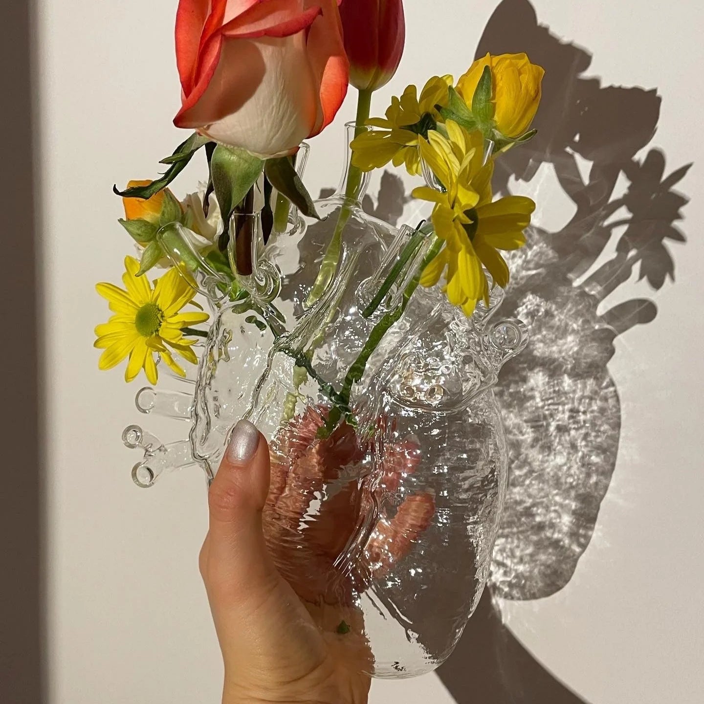 CUORE VASO VETRO LOVE IN BLOOM