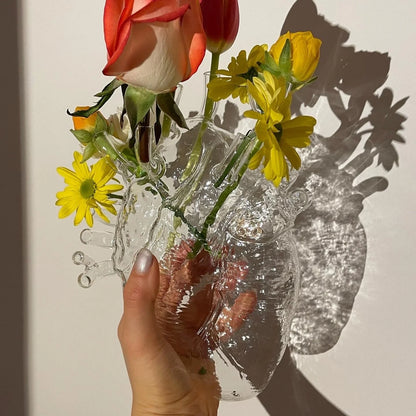 CUORE VASO VETRO LOVE IN BLOOM