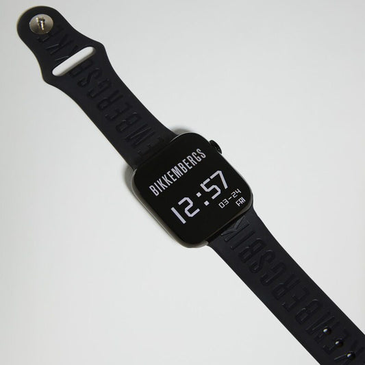 BIKKEMBERGS - OROLOGIO SMARTWATCH CINTURINO CAUCCIU' NERO