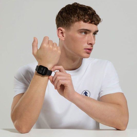 BIKKEMBERGS - OROLOGIO SMARTWATCH CINTURINO CAUCCIU' NERO