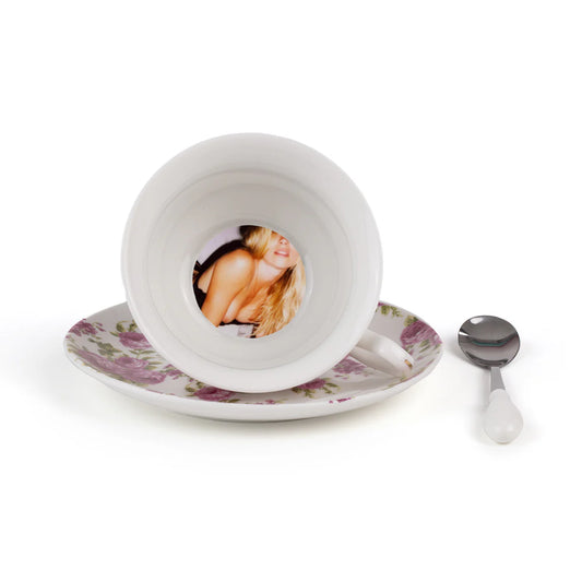 TAZZA DA THE' CON PIATTINO - TEACUP TARIN VITTORIA