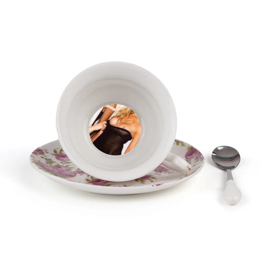 TAZZA DA THE' CON PIATTINO - TEACUP TARIN RUMINA