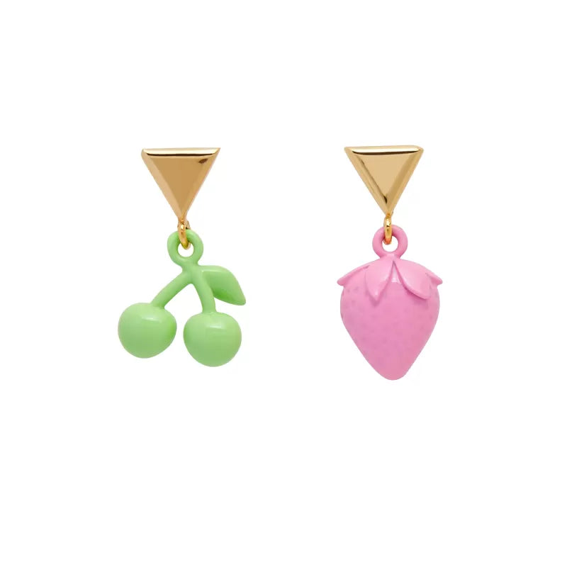 VALENTINA FERRAGNI - ORECCHINI PENDENTI CILIEGIA E FRAGOLA