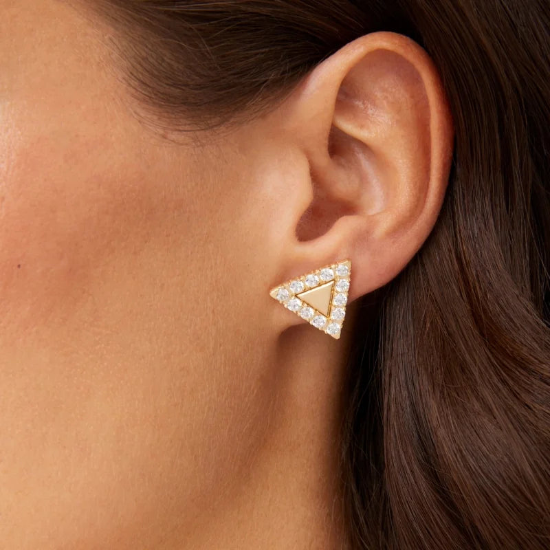 VALENTINA FERRAGNI - ORECCHINI ARGENTO DORATO LUCE GOLD