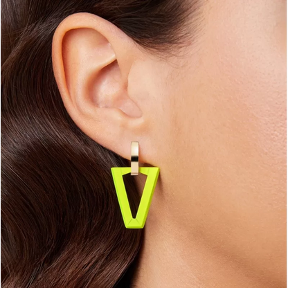 VALENTINA FERRAGNI - MONO ORECCHINO UALI FLUO LIME