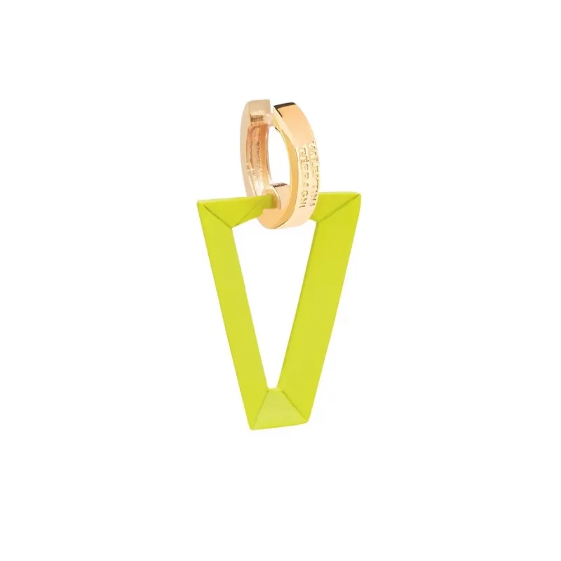 VALENTINA FERRAGNI - MONO ORECCHINO UALI FLUO LIME